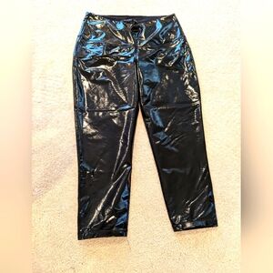Calia Faux Patent Leather Legging, 7/8 length size xl
